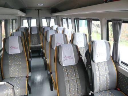 Mikroautobusa noma ar šoferi 9 14 17 19 20 sēdvietas