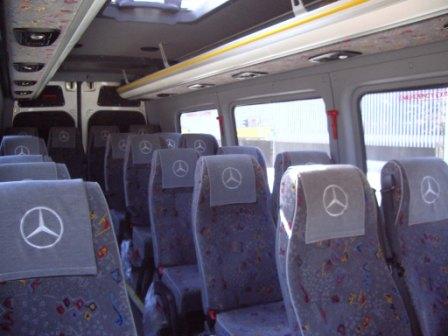 Mercedes Benz Sprinter mikroautobuss 15 16 17 18 20 sēdvietas